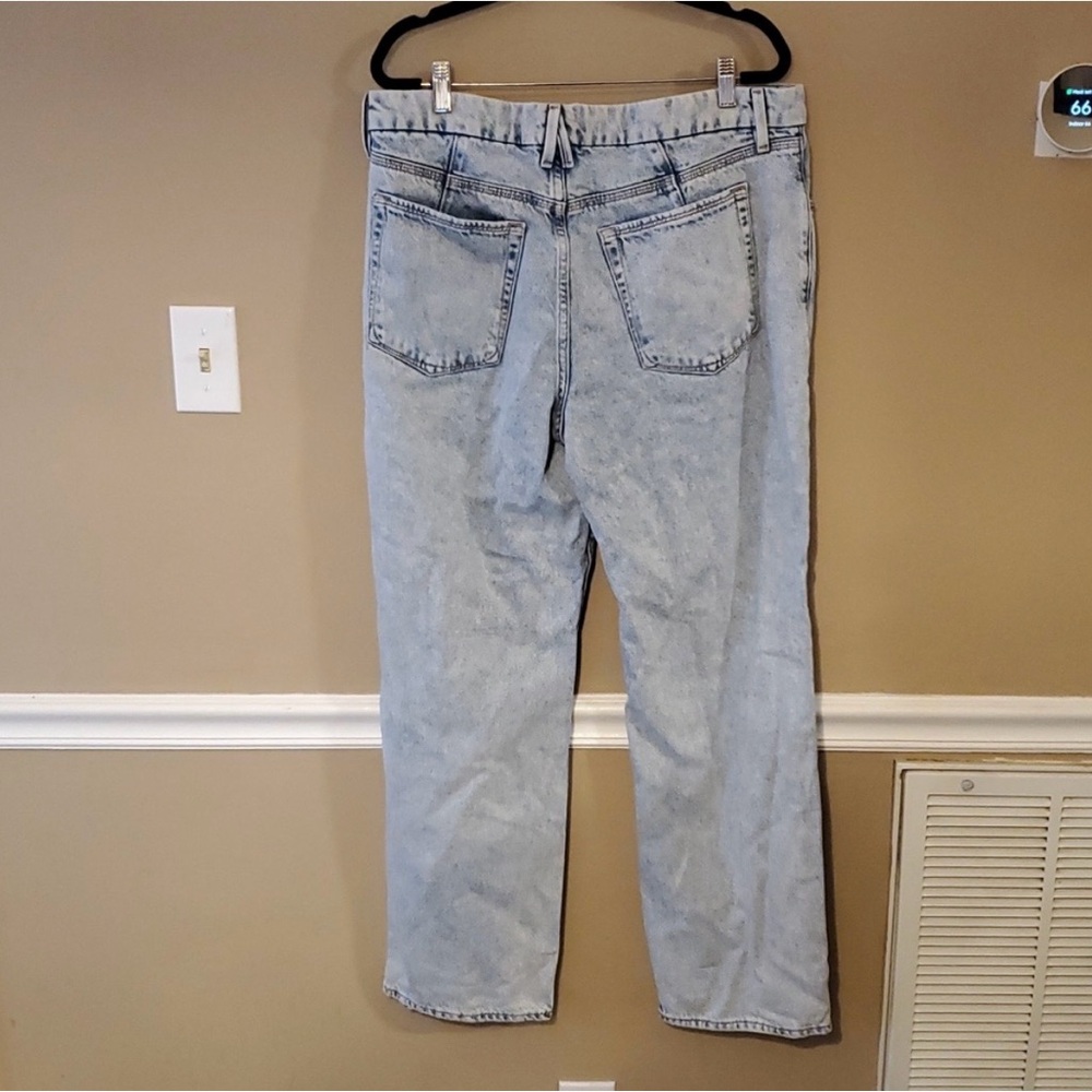 👖 Good American 90s Distressed Light Blue Jeans 👖 - Picture 2 of 11